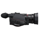 Panasonic HC-X1600 4K 60p camcorder with 25mm wide-angle lens and 24x optical zoom