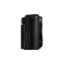 Side view of LUMIX S9 full frame mirrorless camera showing ports and textured grip