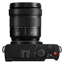 Top view of LUMIX S9 full frame mirrorless camera with S 20-60mm f3.5-5.6 lens and control dials