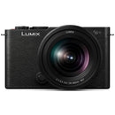LUMIX S9 full frame mirrorless camera with 20-60mm lens in black for high-quality social media content creation