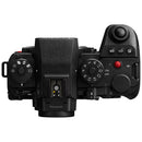 Panasonic LUMIX S1II Body camera top view with control dials and buttons