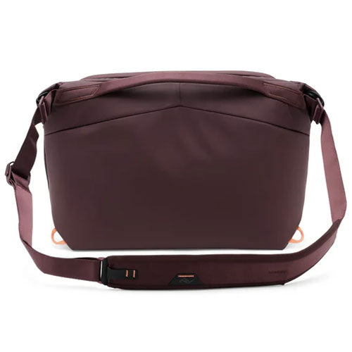 Peak Design Everyday Sling V3 10L in dark brown with adjustable padded shoulder strap and water-resistant nylon material