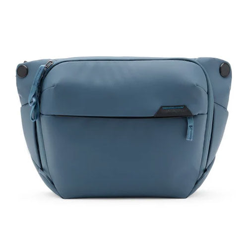 Peak Design Everyday Sling V3 6L compact blue weather-resistant bag with front zipper pocket