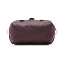 Compact Peak Design Shoe Pouch in dark color, ultralight and durable storage bag for shoes or clothes with abrasion-resistant zipper