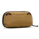 Peak Design Tech Pouch Small in Coyote X-Pac Ocean Edition fabric for organizing everyday tech essentials