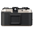 Pentax 17 Film Camera rear view with manual dials and textured grip in retro design