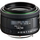 Pentax HD FA 50mm f1.4 standard lens with HD and SP coating, large F1.4 aperture, compact design for K-mount cameras
