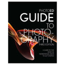 PhotoED GUIDE to Photography third edition cover with abstract light trails on black background