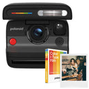 Polaroid Flip Starter Set instant camera with color i-Type film and sample instant photo