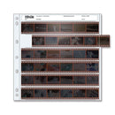 Print File 35-6HB Negative Pages with 6 strips of 35mm film for archival storage and contact sheets