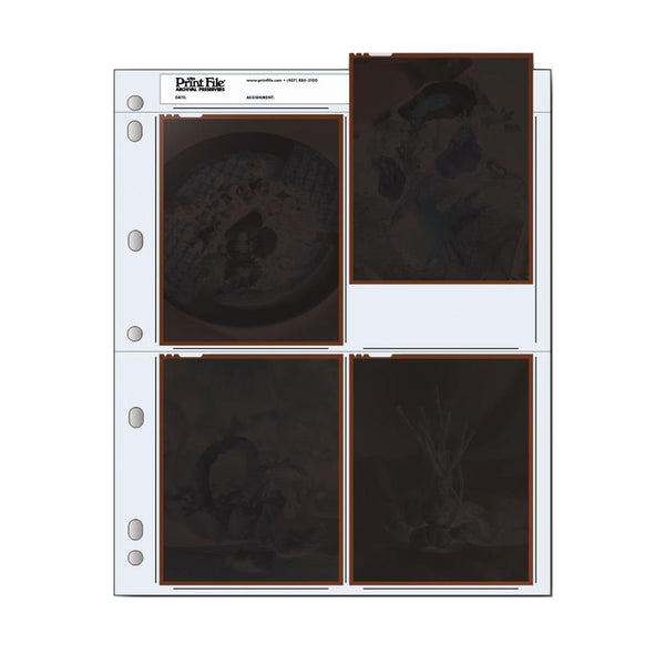 Printfile 4x5-4B Negative Preservers - 25 Sheets