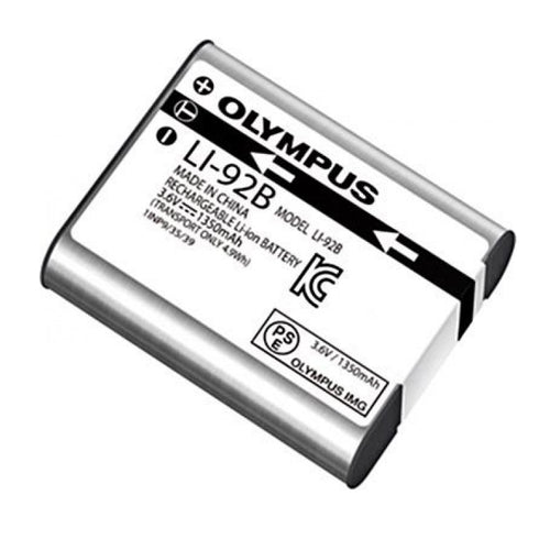 Olympus LI-92B Battery with Delkin Advantage 64GB SD Memory Card