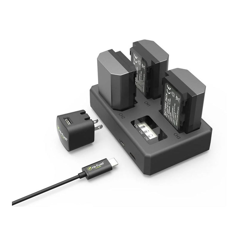 Re-Fuel Triple Charger for Sony NP-FZ100 Batteries
