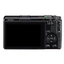 Ricoh GR IV compact digital camera back view with LCD screen and control buttons