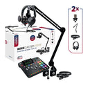 Rode Podcast Pro Kit with RodeCaster Pro II, PodMic, PSA1 Studio Arm, Wireless ME, NTH-50 Headphones, and Angelbird SD Card