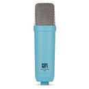 Rode NT-1 Signature Series studio condenser microphone in blue with low noise and high SPL handling