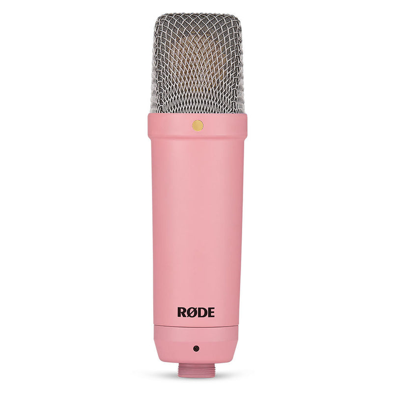 Rode NT-1 Signature Series pink studio condenser microphone with low noise and high SPL handling