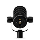 Rode PodMic USB dynamic microphone with XLR and USB-C outputs, headphone jack, and durable all-metal build.