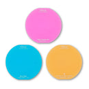 Rogue Round Flash Gel Kit with Cotton Candy Pink, Blue Steel, and 1/2 CTO color gels for adjustable lighting in photography