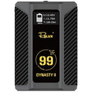 Rolux Dynasty II 99Wh V-Mount Battery with OLED screen and multiple power interfaces for professional video gear