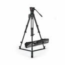 Sachtler System Ace M tripod kit with fluid head and transport bag for smooth pans and tilts