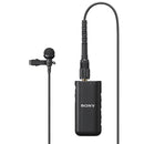 Sony ECM-L1 lavalier microphone with 3.5mm plug, machined brass capsule, OFC cable, and wind screens for professional audio recording