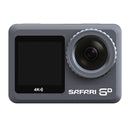 Safari 6D Action Camera with 4K ultra wide lens and dual screens for high-resolution adventure capture