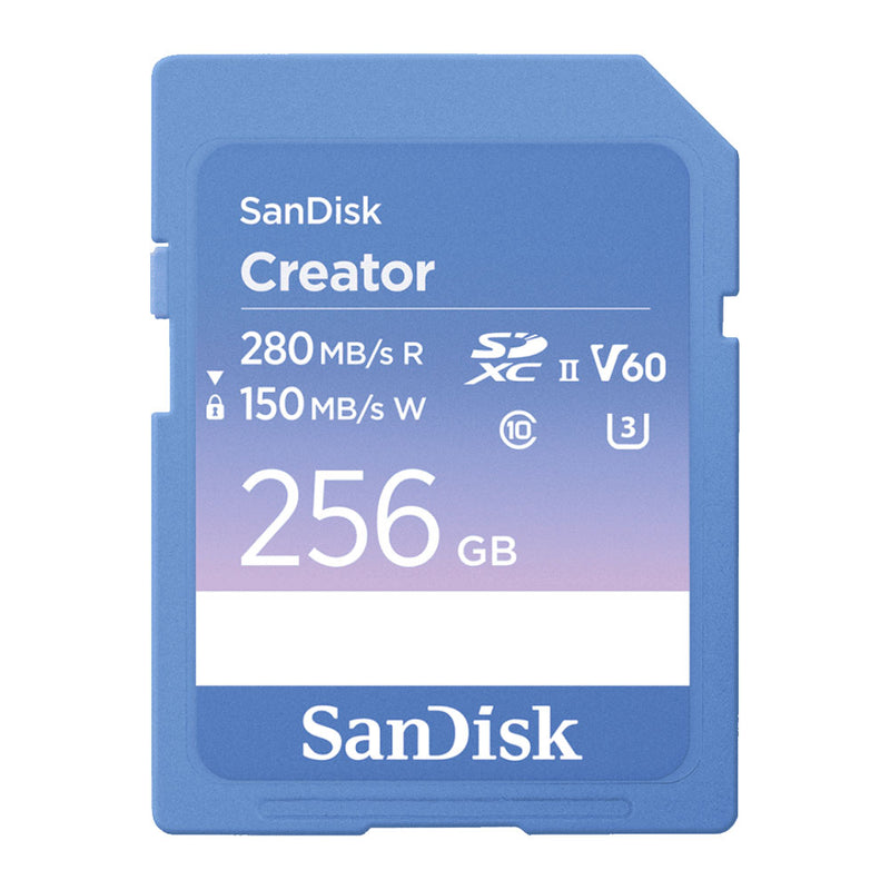 SanDisk Creator 256GB SD UHS-II