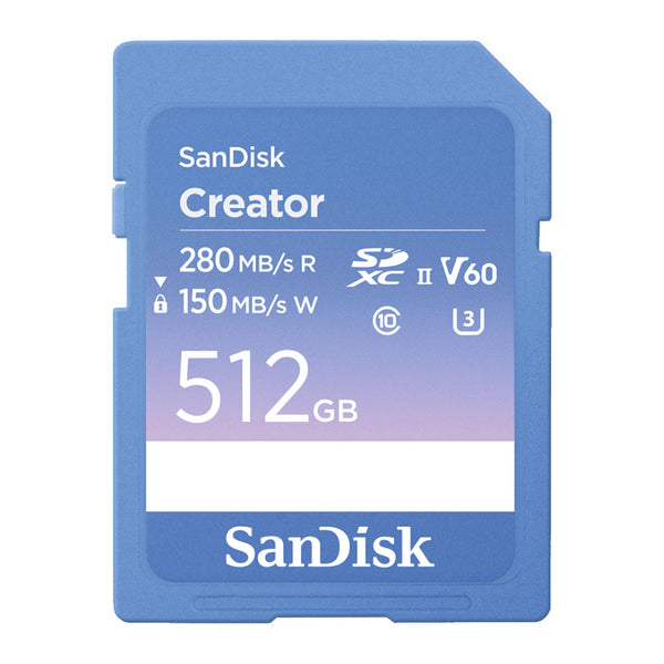 SanDisk Creator 512GB SD UHS-II