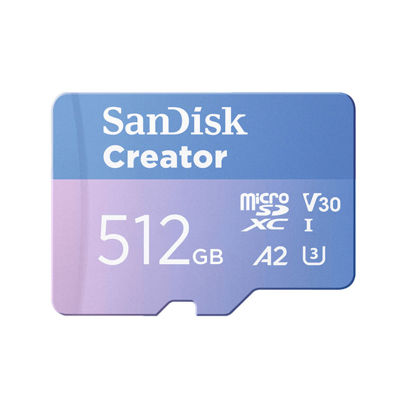 SanDisk Creator 512GB V30 UHS-I microSD