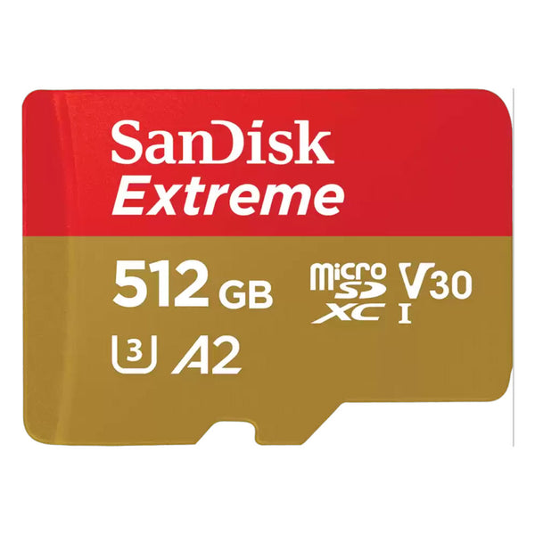 SanDisk Extreme 512GB microSDXC UHS-I with SD Adapter