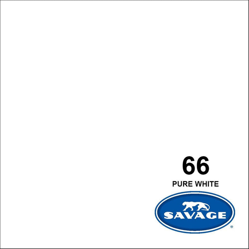 Savage 86"x12 Yards Seamless Paper Background - Pure White