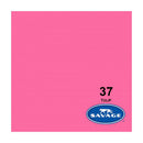 Savage brand color swatch with number 37 and color name 'Tulip' on a pink background