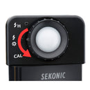 Close up of the mode dial surrounding the incident meter at the top of the Sekonic C-7000
