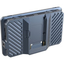 Shimbol M5 5.5 inch 4K HDMI touchscreen monitor rear view with aluminum body and cooling vents