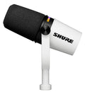 Shure MV7+ Podcast Microphone with customizable LED touch panel and dual USB-C and XLR outputs