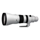 Sigma Sports 300-600mm f4 DG OS large-aperture telephoto zoom lens with optical stabilization and fast autofocus.