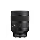 Sigma Art 85mm f1.2 on a white background