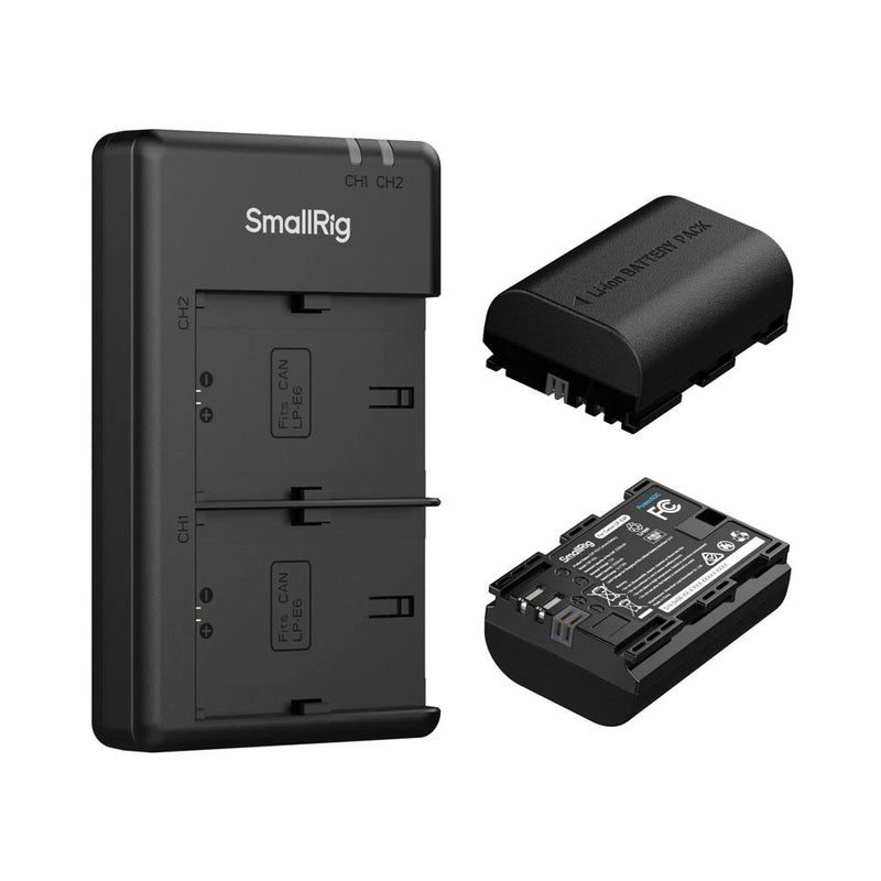SmallRig Battery and Charger Kit for LP-E6