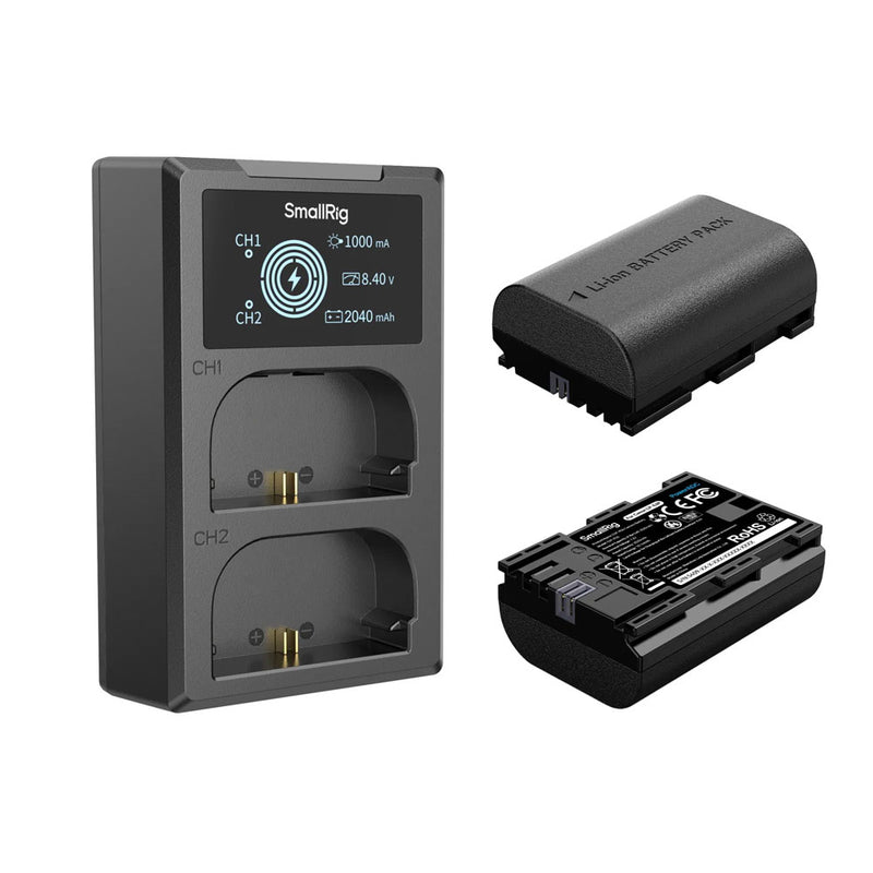 SmallRig Battery and Charger Kit for LP-E6P
