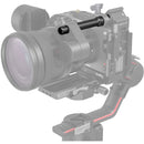 SmallRig 12mm to 15mm rod clamp adapter on professional camera rig with follow focus and gimbal setup