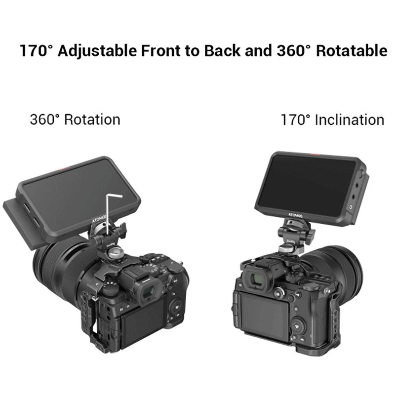 SmallRig 2903B Swivel Tilt Adjustable ARRI-Style Monitor Mount