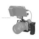 SmallRig Advanced Cage Kit mounted on Sony Alpha camera with top handle, side grip, monitor mount, and HDMI cable clamp for enhanced stability and accessory support.