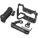 SmallRig Advanced Cage Kit components for Sony a7 series cameras with ergonomic handles and mounting options