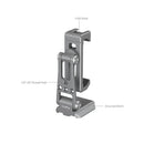 SmallRig Arca-Standard Phone Support mounted on DJI RS 4 Mini stabilizer holding a smartphone with cold shoe accessory attached