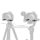 SmallRig Baseplate for Nikon Z50 II with Arca-Swiss compatibility and 1/4"-20 threaded holes