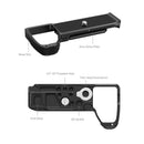 SmallRig Baseplate for Sony Alpha 7 series with tripod mounts and ergonomic grip features