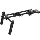 SmallRig Basic Shoulder Rig Kit with adjustable handles and elastic sponge shoulder pad for camera support