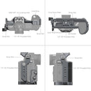 SmallRig Cage Kit for Leica SL3 showing multiple mounting holes and strap slots on camera cage sides and bottom