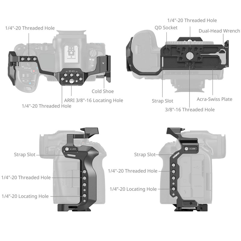 SmallRig Cage for Canon EOS R5 Mark II